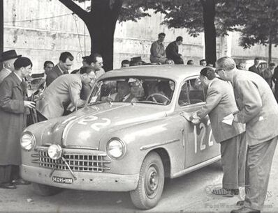 The real Mille Miglia cars.