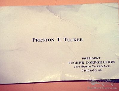 Closer to Preston Tucker than ever before
