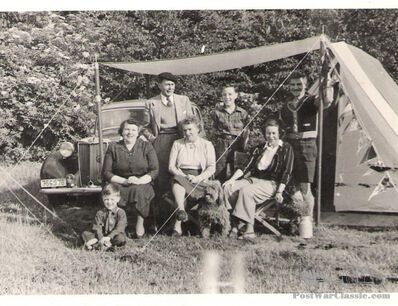 Pre-war scenes in post-war times.