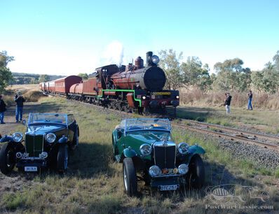The Great MG Train Race (Upd. 1951 Queensland C17 class!)
