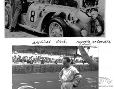 Who owns a Delahaye type 145 replica?