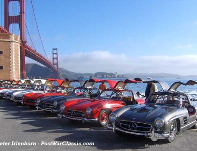 50th Golden Gate meeting of the Gullwing Group.