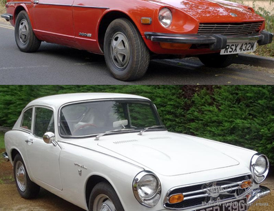 Back to back: low mileage Jap fastbacks