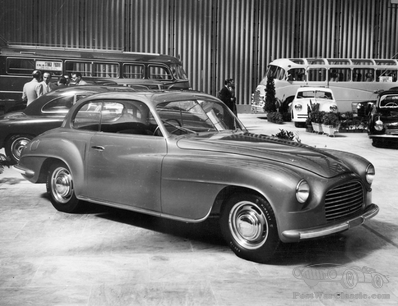 Which cars did Ferrari show – 70- years ago?
