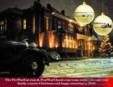 Happy holiday season from the PreWarCar.com - PostWarClassic.com team!