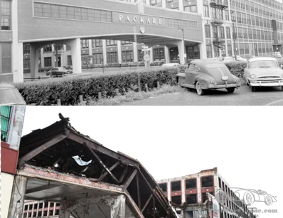 The end of a Detroit landmark as Packard bridge collapses