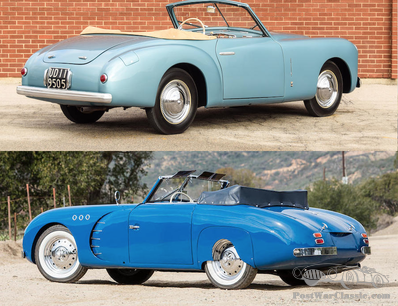 Back to back: 1950 Fiat or 1950 Veritas?