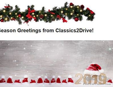 Season Greetings from Classics2Drive!