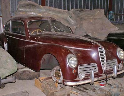 The amazing find of an Alfa-Romeo 6C2500Sport Freccia d'Oro of 1950