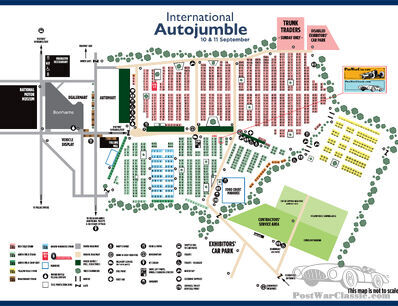 International Autojumble Map 2022