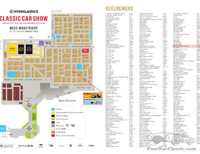 Floor plan InterClassics Maastricht 2023