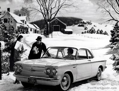A Corvair in the snow? Don't be fooled...