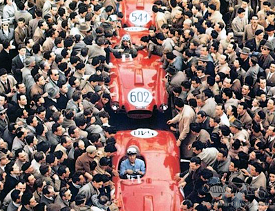 A very Italian affair: rosso corsa at the Mille Miglia