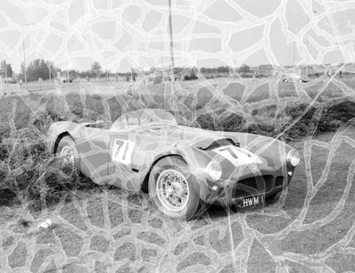 Abecassis's accident at Zandvoort