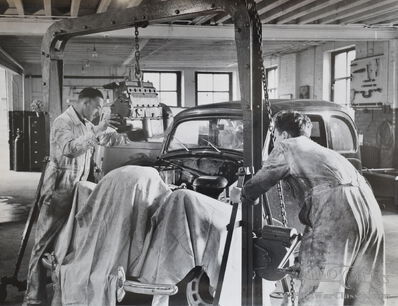Behind the scenes at the Ford garage