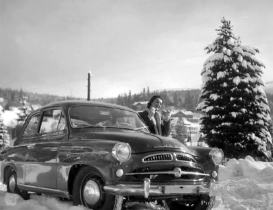 Škodas om te skiën: een besneeuwde scène in het Savoy