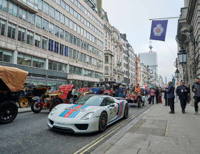 Il Pall Mall di Londra ospita uno spettacolare evento motoristico