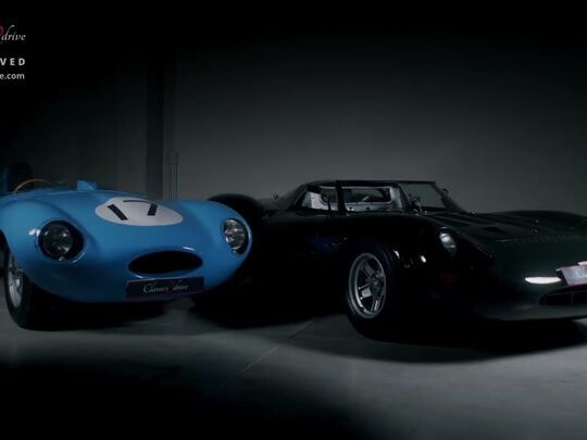 Jaguar D-Type Nachbau von Simon Dunford, 3,8 Liter, aus dem Jahr 1957