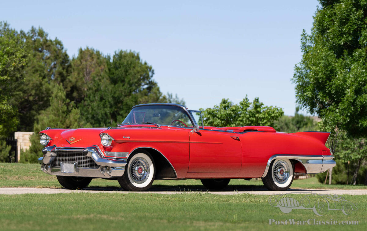 Playtoy Belgium SB 1/43 Cadillac Eldorado Biarritz Cabriolet 1957 Rouge - À Restaurer