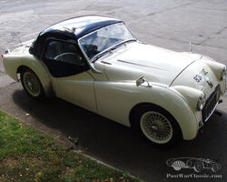 1956 Triumph TR3 2-seat sports