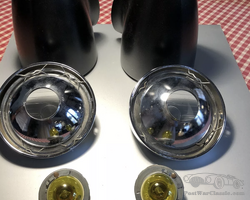Pr of early Citroen DS auxiliary head lights
