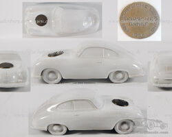 1954 Porsche 356 pre A ceramic model | Automobilia Ladenburg Autumn Auction Nov 5 & 6 2021