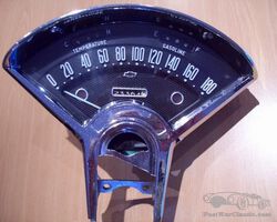 1955 1956 Chevrolet 210 Speedo. 180KPH. COOL.