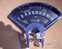 1955 1956 Chevrolet 210 Speedo. 180KPH. COOL.