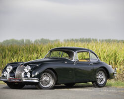 Prachtige Jaguar XK 150 Fixed Head Coupé uit 1957