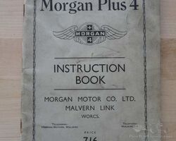 The Morgan Plus 4 Instruction Book