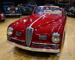 1949 Alfa Romeo 6C Sports Pinin Farina Cabriolet.