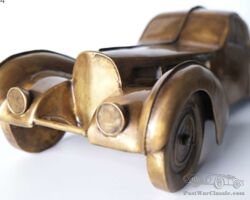 Bugatti Atlantic Type 57SC - Brass Sculpture by Phillip Dutton-White