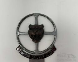 Jaguar Drivers Club Car Badge c1950s-1960s