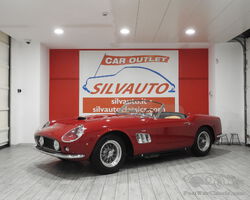 FERRARI 250 GTE MODIFICATO IN ”SPIDER CALIFORNIA” PASSO CORTO FARI CARENATI RICARROZZATO ”CARROZZERIA FANTUZZI” (1972) – CONDIZIONI MANIACALI – ECCELSA – UNICA (1961)
