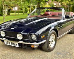 1982 ASTON MARTIN VOLANTE LEFT HAND DRIVE AUTO.