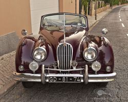 1957 JAGUAR XK140 MC DHC LEFT HAND DRIVE.