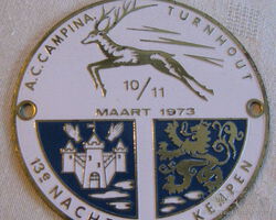 14 A.C.C. Campina Turnhout rally badge 1973