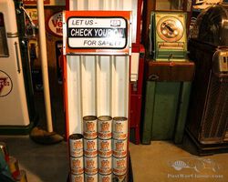 Vintage Gulf oil can display | Henderson Collector Motor Series Auction | May 6, 2023
