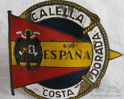 16 Espana Calella Costa Dorada car grille badge