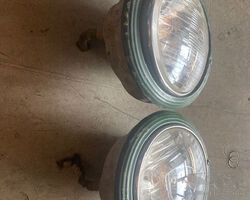 One pair of sealed beam Marchall headlights