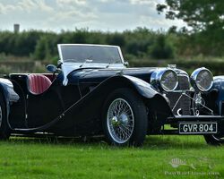 1946 Jaguar SS100 3.5 Litre Rebody from 1946 Jaguar 2.5 Litre Saloon.