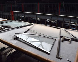 Set of windows for a Maserati Sebring