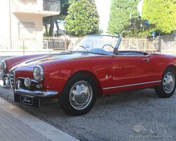 1957 Alfa Romeo Giulietta Spider Veloce (Pinin Farina) | Collector Cars Auction | Finarte | 29 Nov 2023