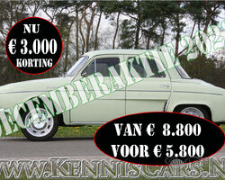 DECEMBERSALES FROM € 8.800,- NOW FOR € 5.800,- Renault 1963 Dauphine GORDINI Sedan