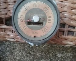 Speedometer and odometer out of a circa 1949 Opel Olympia
