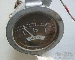 Fuelgauge out of a 1950 Opel Olympia