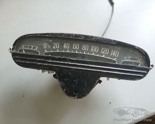 Dashboard combined instruments for postwar German Fords