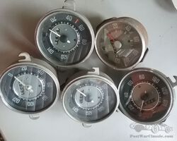 VDO speedometers/odometers for 1950s and 1960s Volkswagens