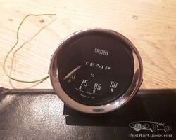 Originele Smiths temperatuurmeter 1950 - 1960