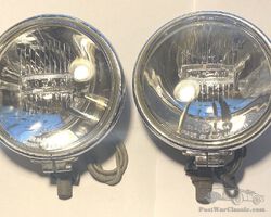 Pair Lucas LR6 spot lights